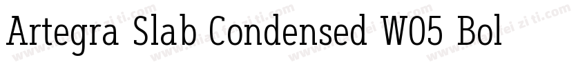 Artegra Slab Condensed W05 Bold字体转换